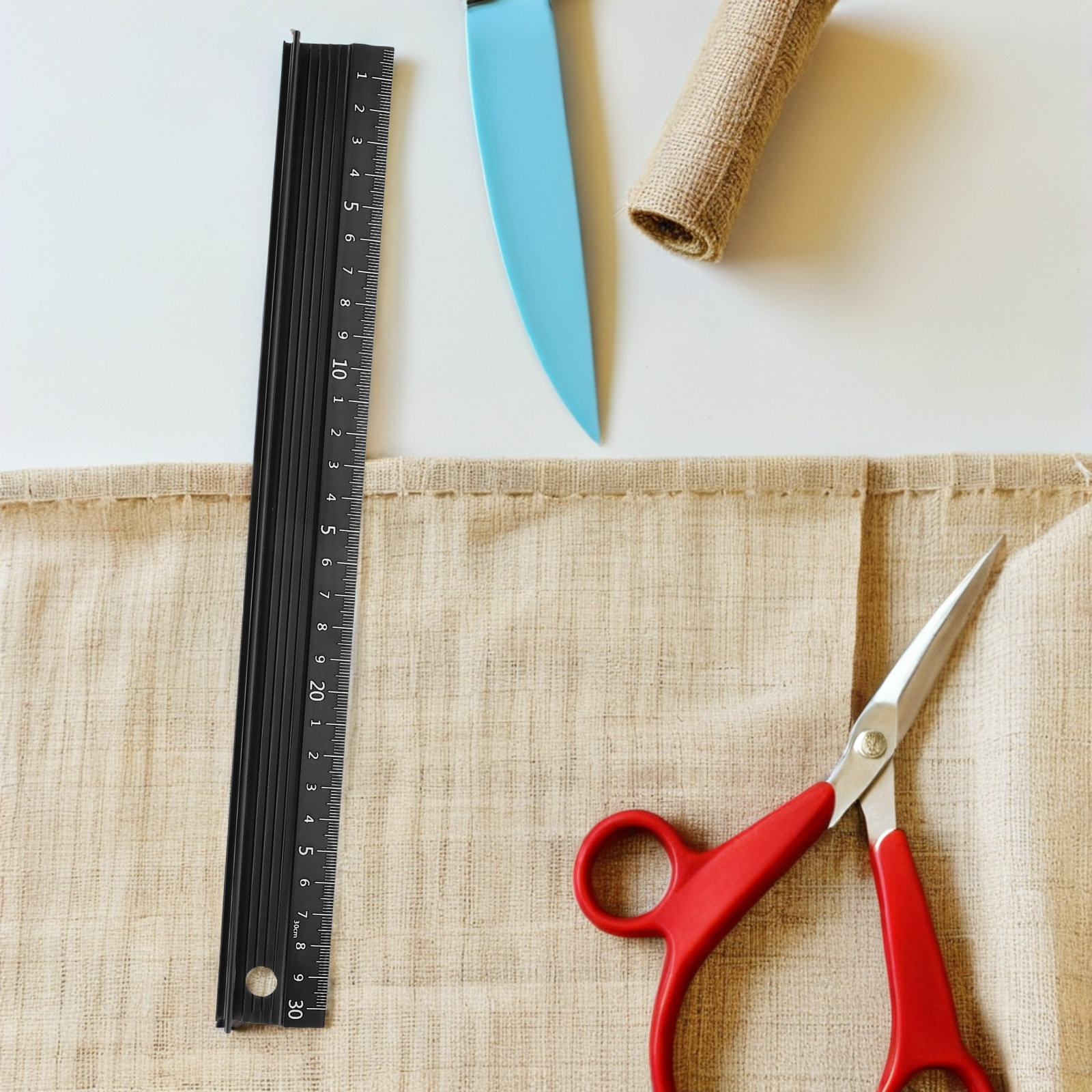 Leatherworking Guide - Heavy Duty L Shaped Metal Ruler