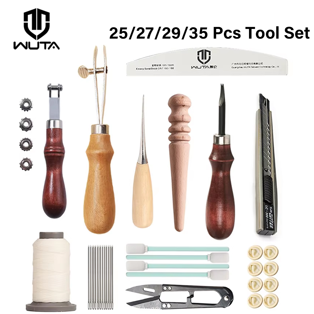 Leatherwork Tool Kit - WUTA Professional Leather Craft Tools Kit