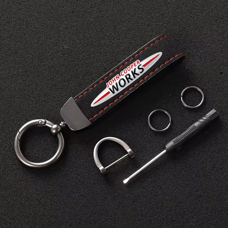 For Mini WORKS Cooper One JCW  - Leatherwork Logo review and price