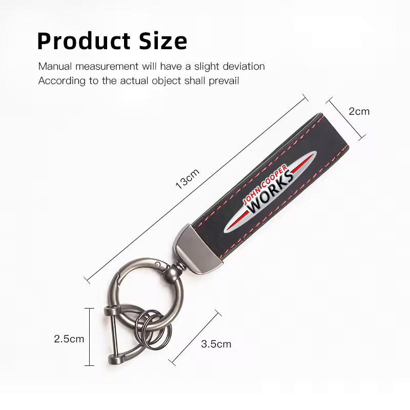 For Mini WORKS Cooper One JCW  - Leatherwork Logo review and price