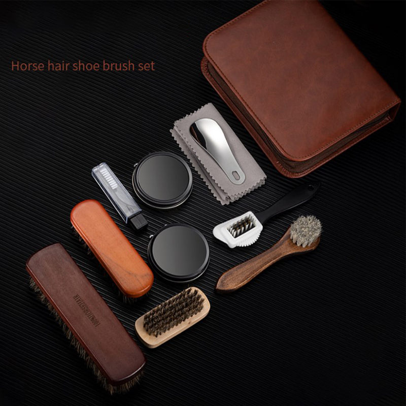 HorseHair Shoe Brush Set Leath - Leatherwork Tool Kit review and price