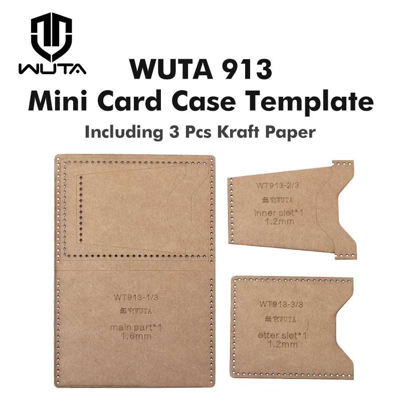 WUTA 913 Mini Card Case Kraft  - Leatherwork Tool Kit review and price