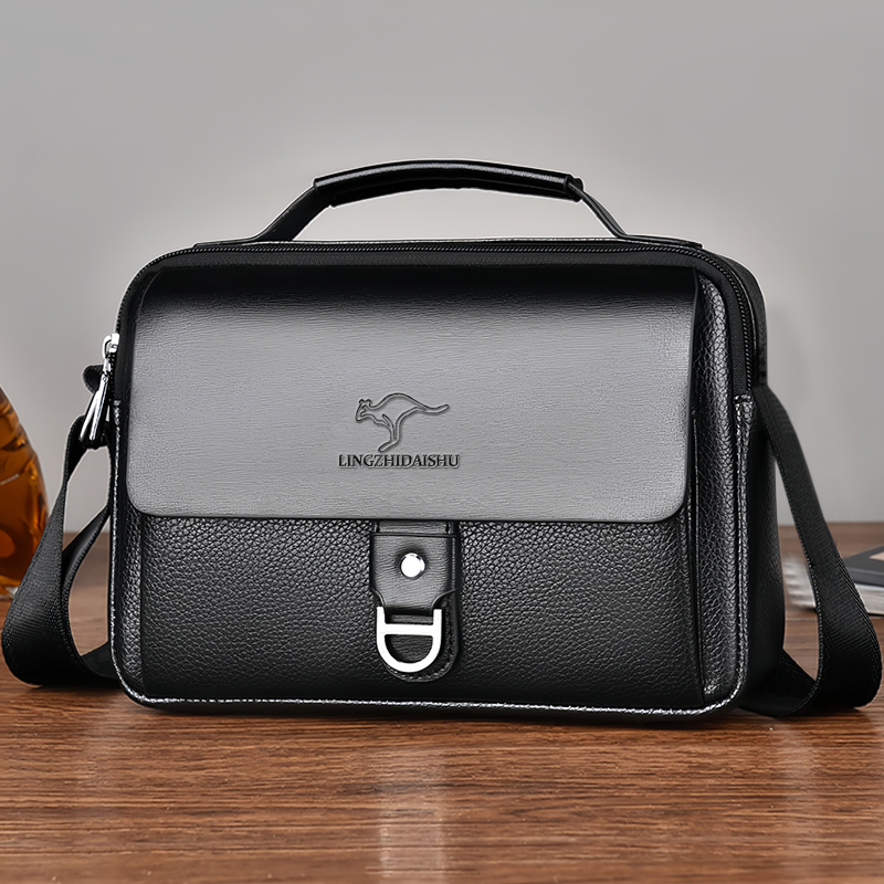 Durable Wear-resistant Two-ton - Leather Work Bag Mens review and price