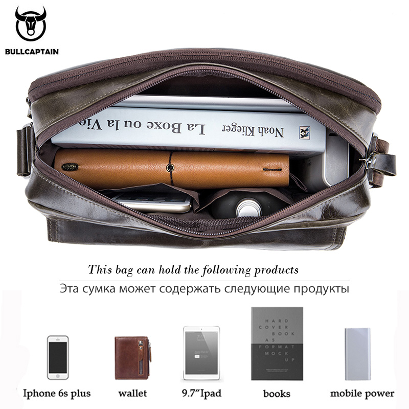 BULLCAPTAIN Genuine Leather Me - Leather Work Bag Mens review and price