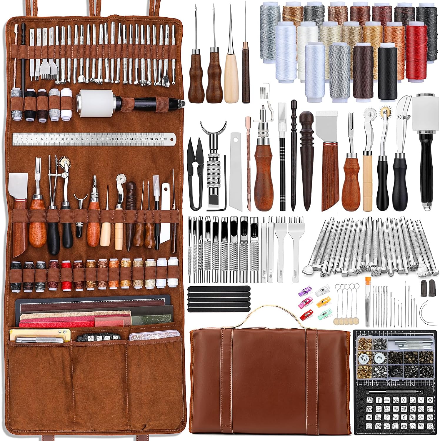 Leather Tooling Kit Leather Cr - Leatherwork Tool Kit review and price