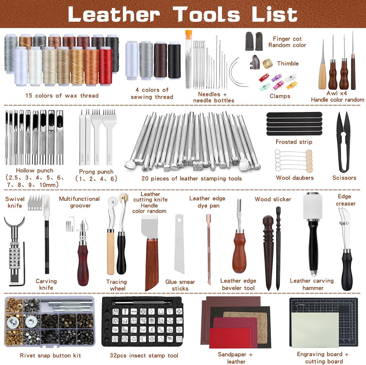 Leather Tooling Kit Leather Cr - Leatherwork Tool Kit review and price