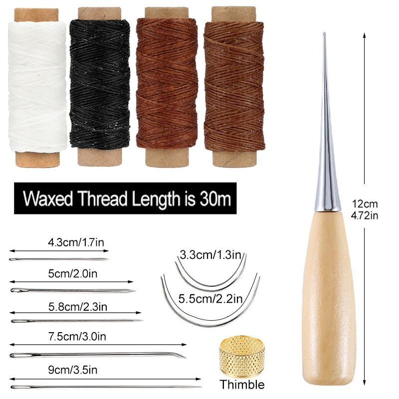 13 Pcs Leather Sewing Set Hand - Leatherwork Tool Kit review and price