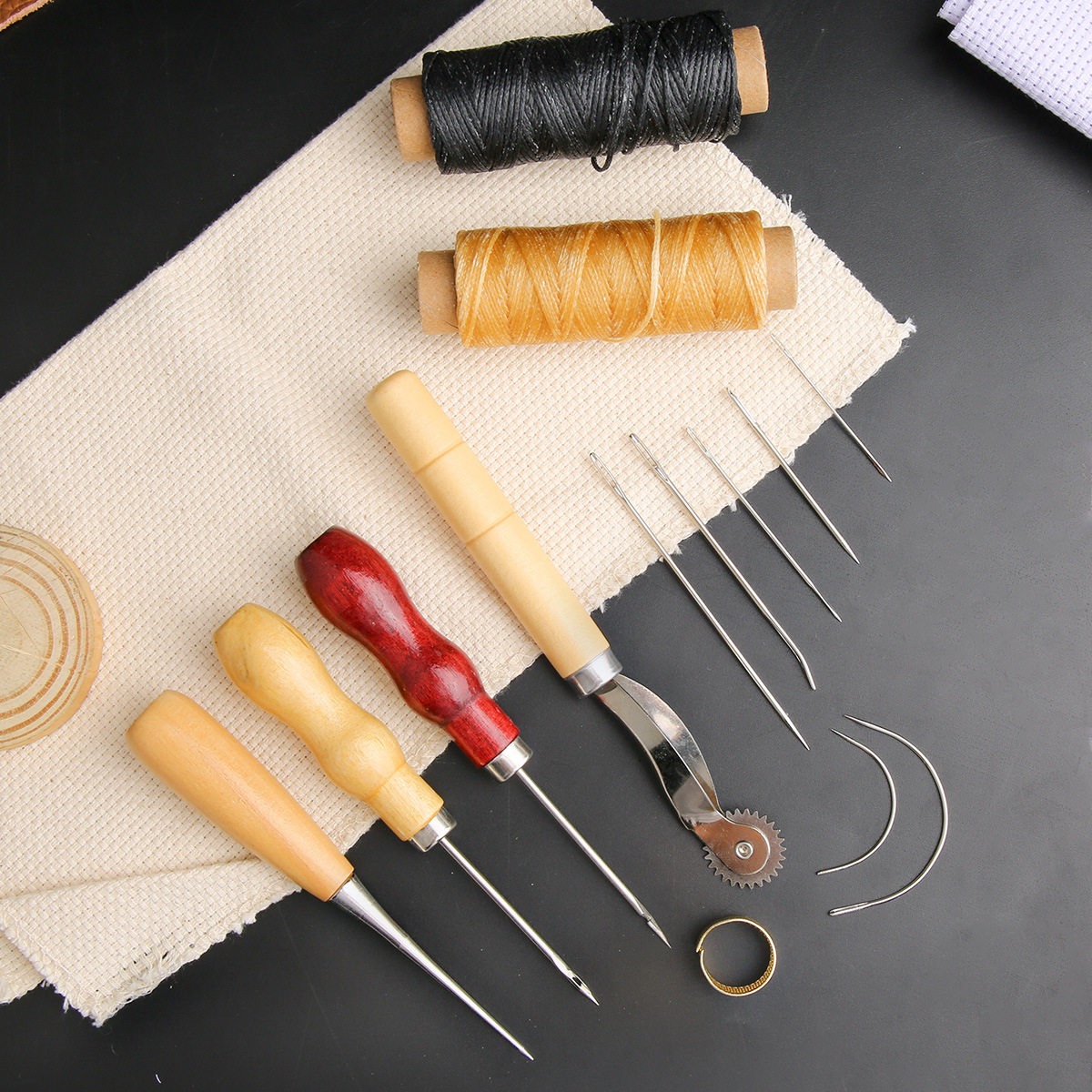 13 Pcs Leather Sewing Set Hand - Leatherwork Tool Kit review and price