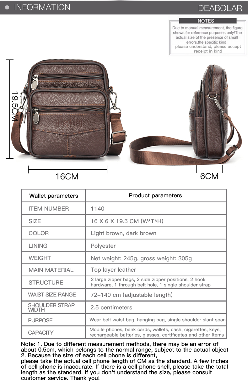 Men's New Genuine Leather Cros - Leather Work Bag Mens review and price