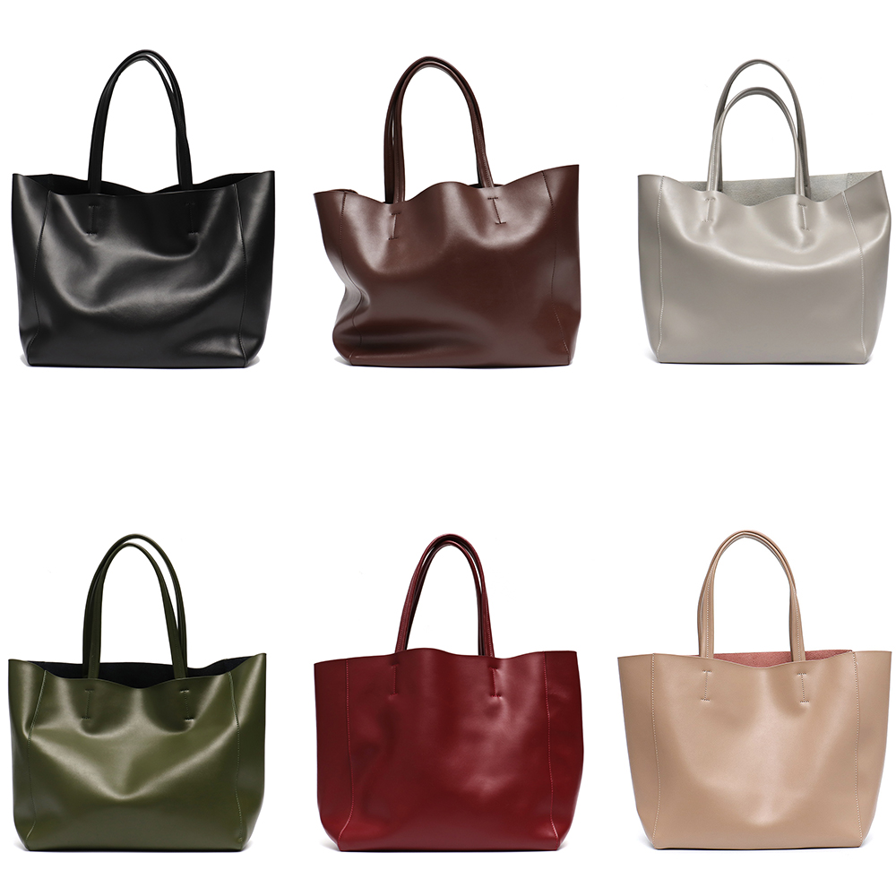 Minimalist Big Tote Bag Women  - Leather Work Handbags review and price
