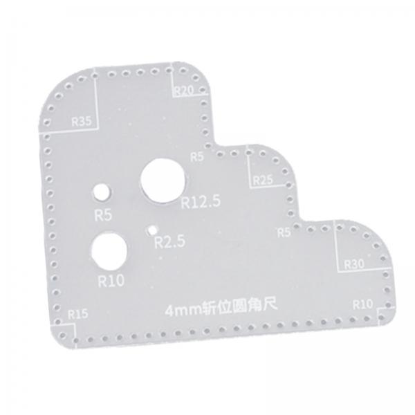 Clear Acrylic Circle Ruler Tem - Leatherworking Guide review and price