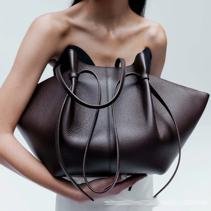 Women Leather Shoulder Bag Dum - Leather Work Handbags review and price
