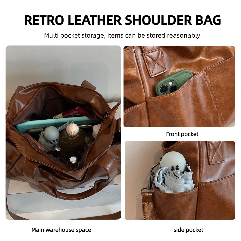 Women Retro Soft Leather Handb - Leather Work Handbags review and price
