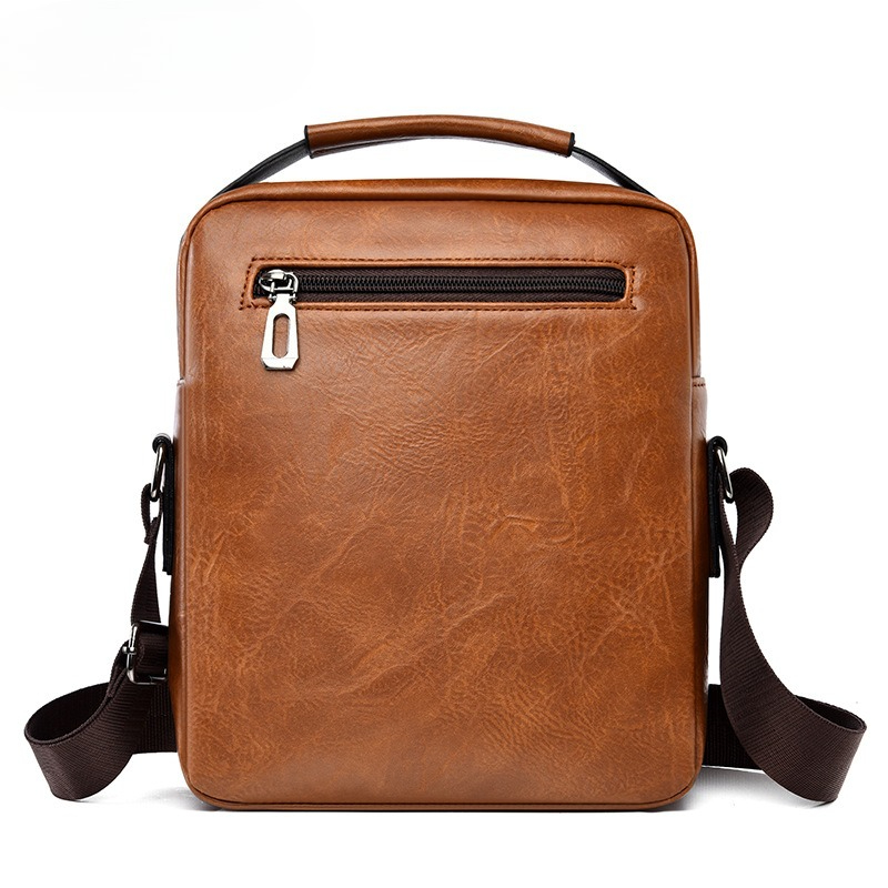 Hot Fashion Korean Style Men C - Leather Work Bag Mens review and price