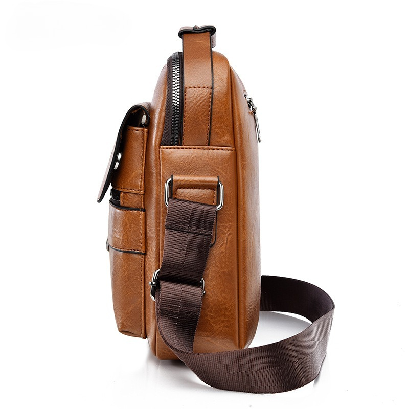 Hot Fashion Korean Style Men C - Leather Work Bag Mens review and price