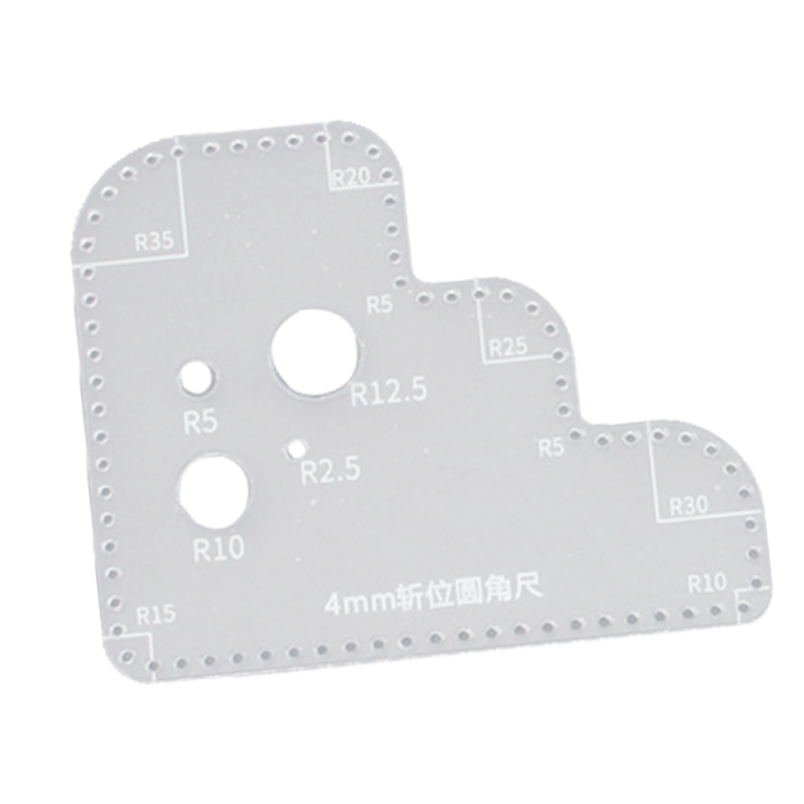 Transparent Acrylic Circle Tem - Leatherworking Guide review and price