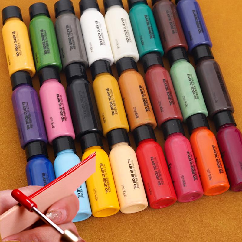 24 Color 30ml Leather Edge Pai - Leather Dye Finish review and price
