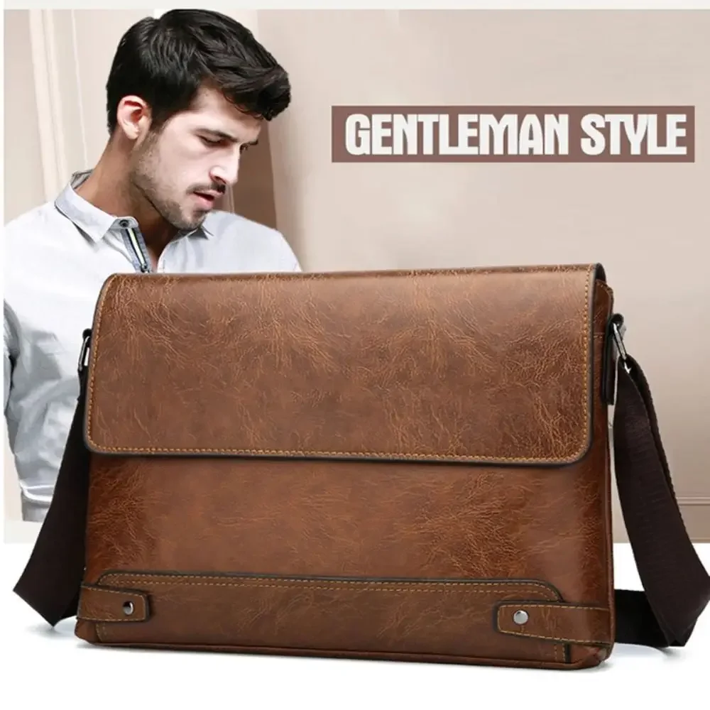 Briefcase For Men PU Leather T - Leather Work Bag Mens review and price