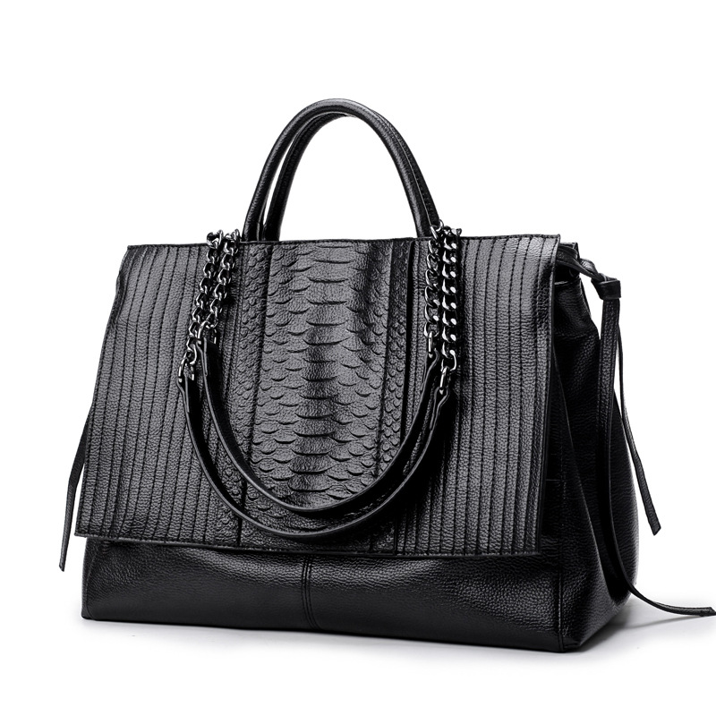 Elegant Tote Bag With Zipper,  - Leather Work Handbags review and price