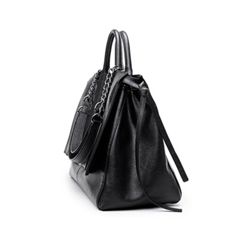 Elegant Tote Bag With Zipper,  - Leather Work Handbags review and price