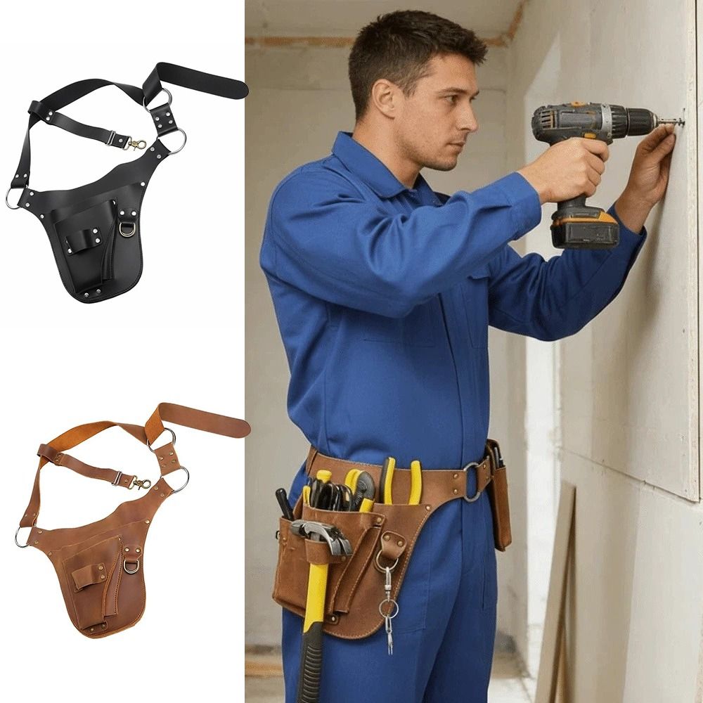PU Material Waist Bag Punk Sty - Leather Works Belt review and price