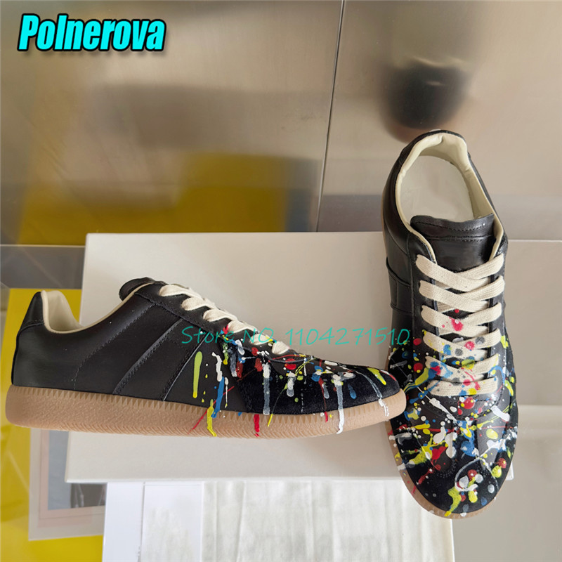Summer Trendy Casual Sneakers  - Leather Dye Finish review and price