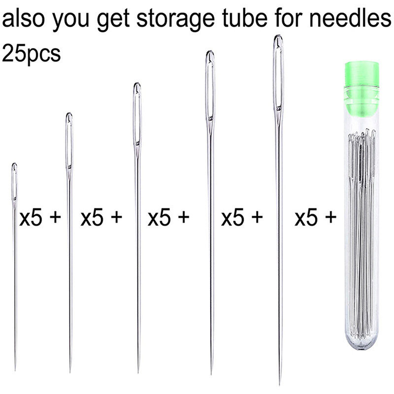 25 Pcs Large Eye Stitching Nee - Leatherwork Tool Kit review and price