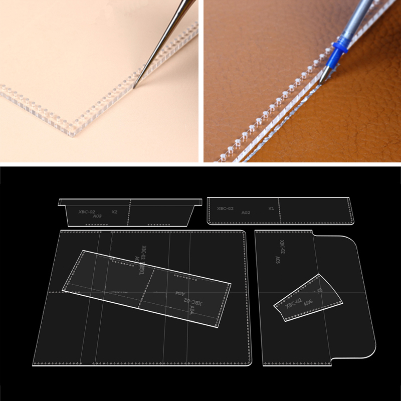 YOMDID Long Wallet Template Le - Leatherwork Tool Kit review and price