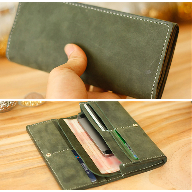 YOMDID Long Wallet Template Le - Leatherwork Tool Kit review and price