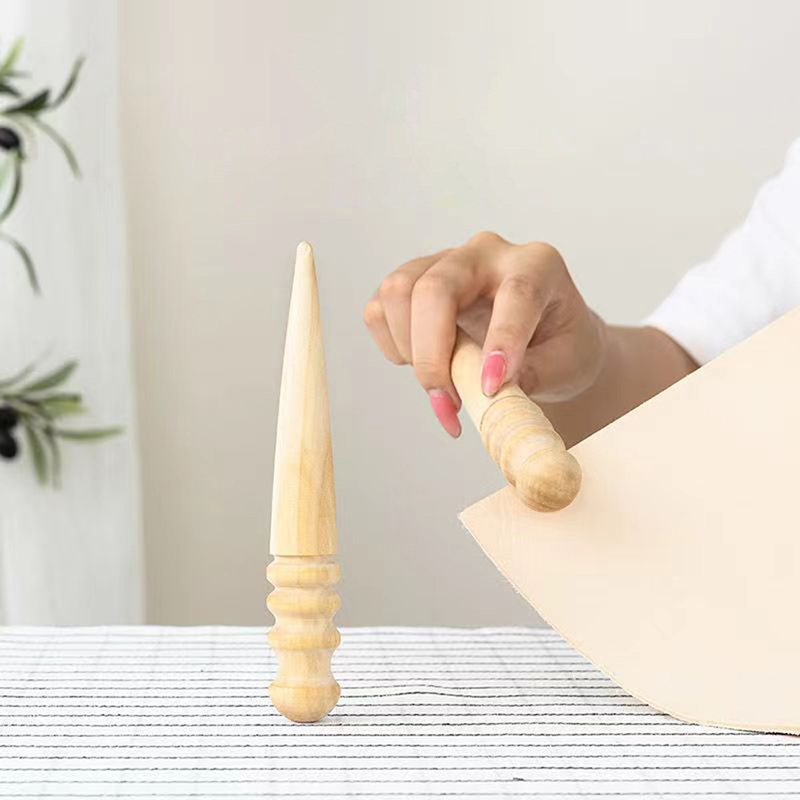 1PC Wood Leather Solid Wood Ro - Leatherwork Tool Kit review and price
