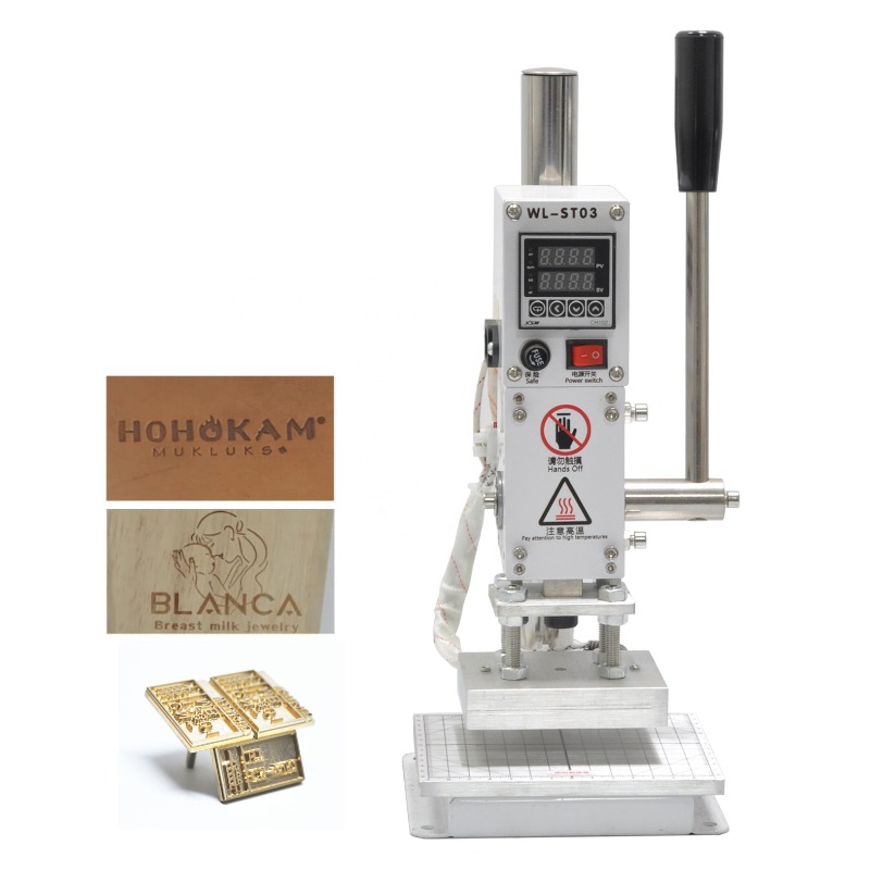 Texture Embossing Hot Press, L - Leatherwork Logo review and price