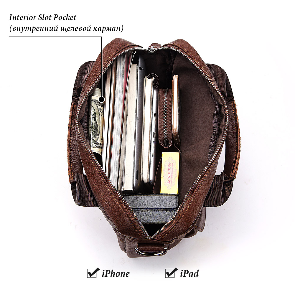 Durable Genuine Leather Bags f - Leather Work Bag Mens review and price