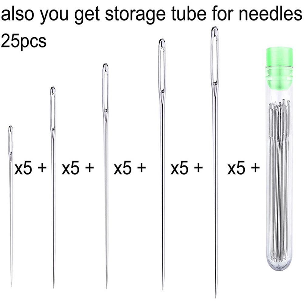 25 Pcs Large Eye Stitching Nee - Leatherwork Tool Kit review and price